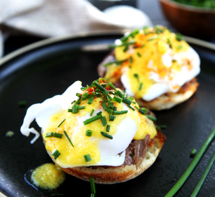 Oeufs de cane bénédictines parfait pour vos brunchs!