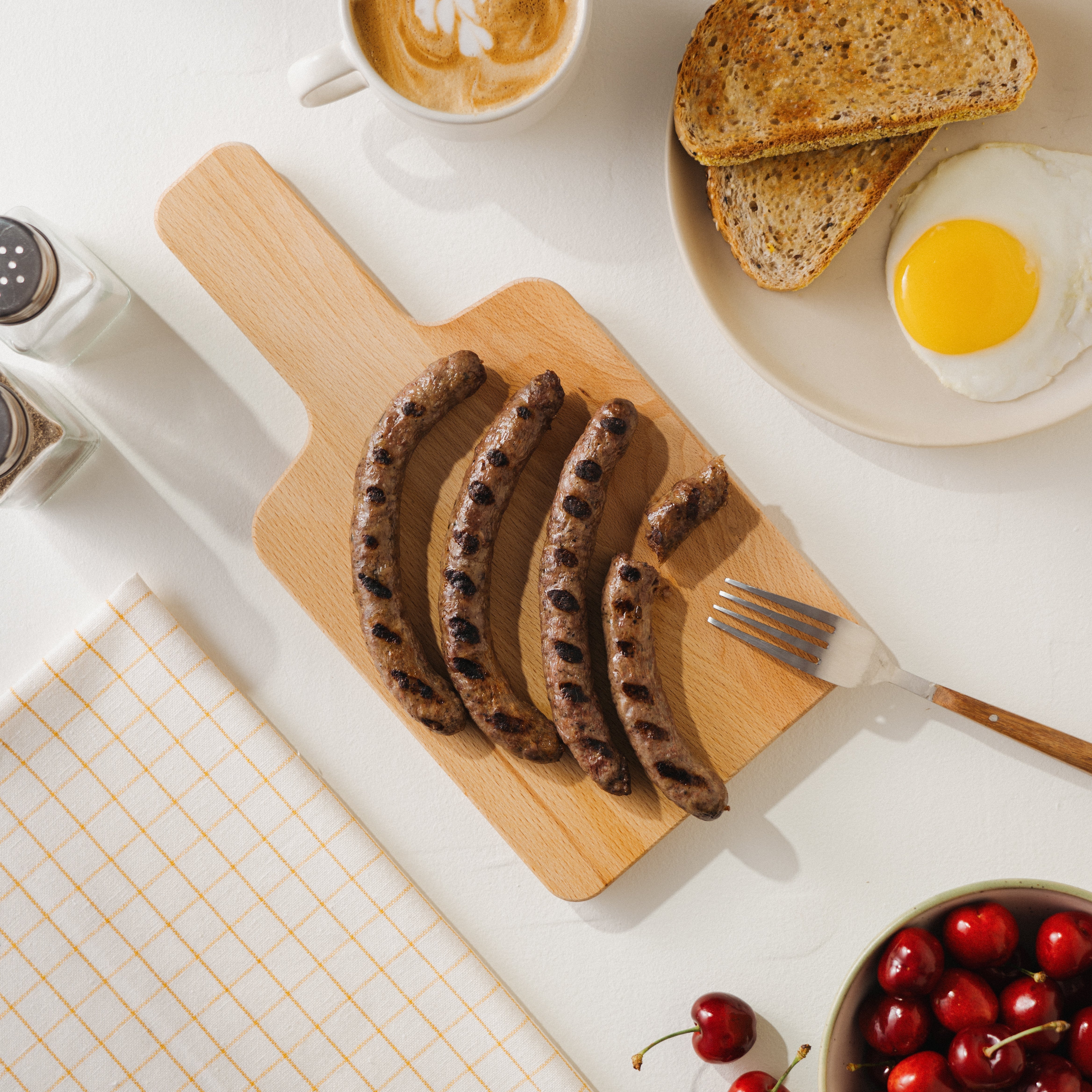 Panier déjeuner sur une ferme d'oie