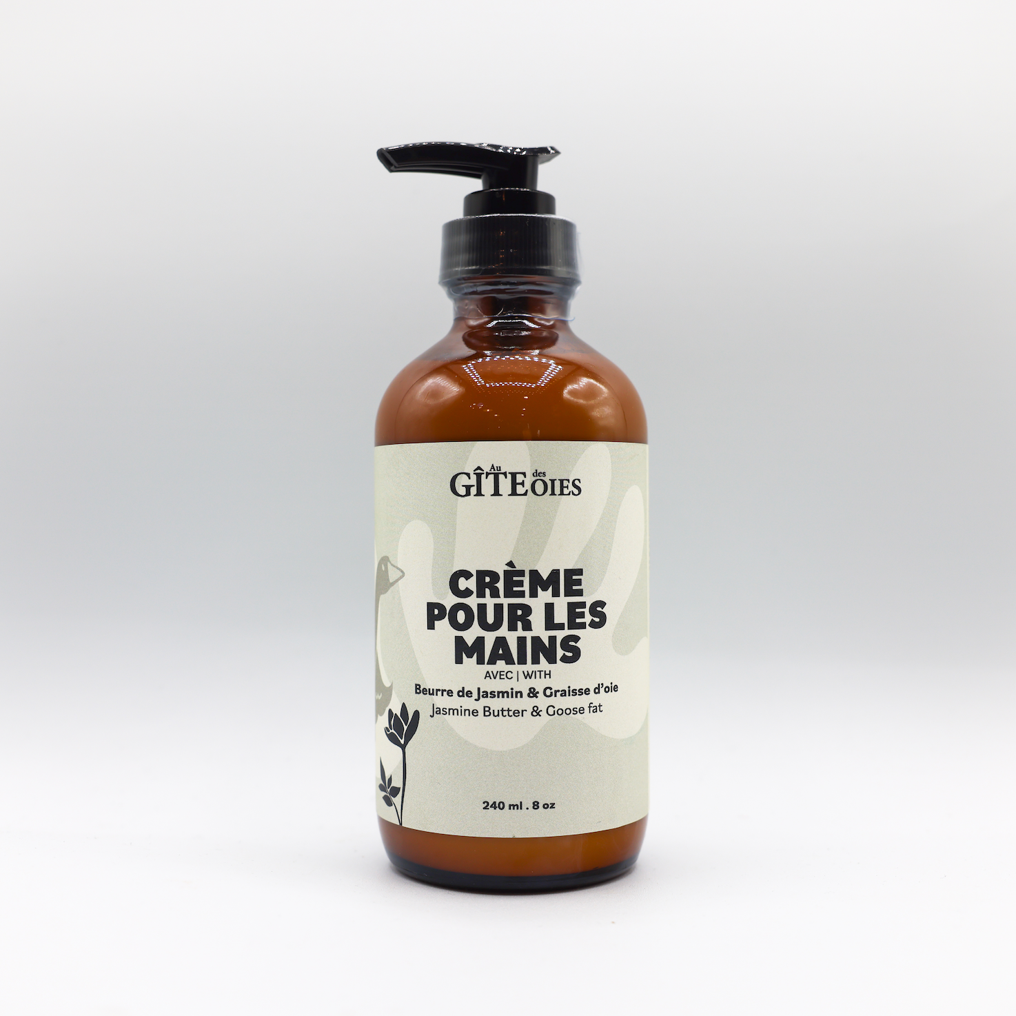 Crème à main à la graisse d'oie et jasmin