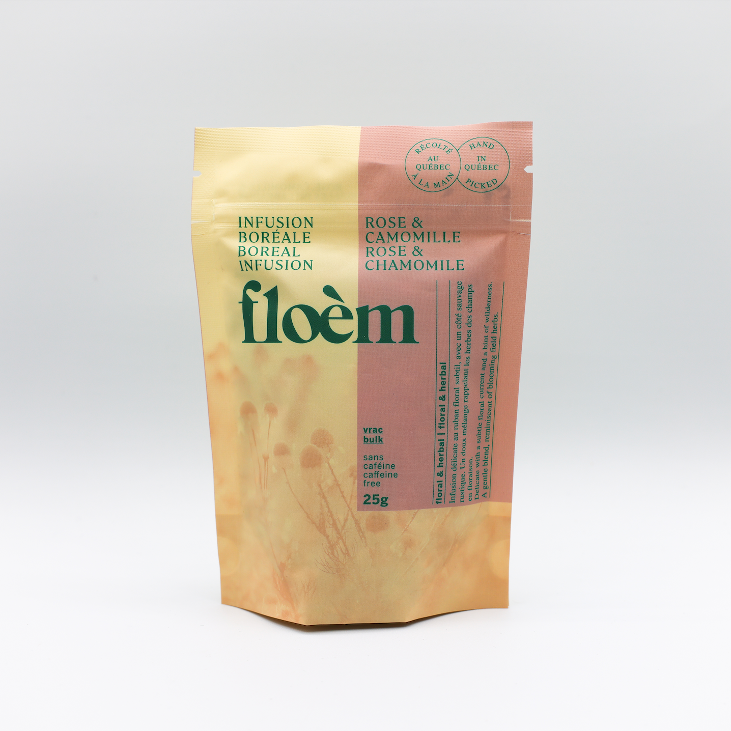 Infusion Rose, Camomille & Thé du Labrador