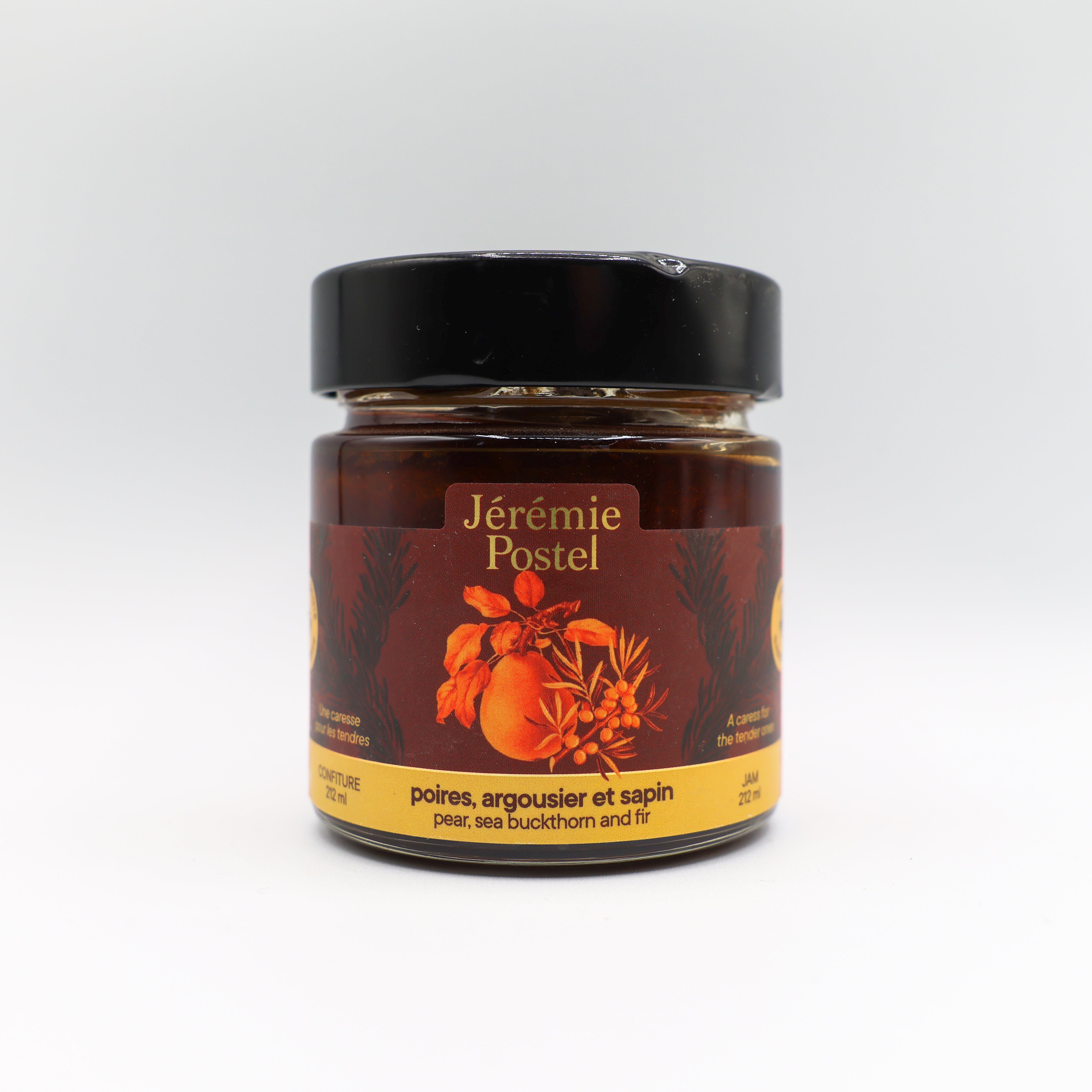 Confiture poires, argousier et sapin